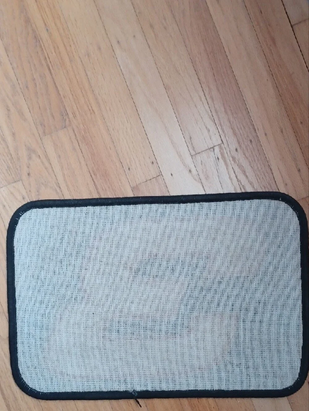 Nascar Black Door Mat with White and Red Number 3